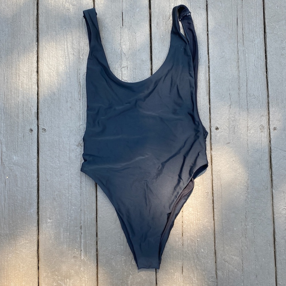 Black Aerie One piece bathing suit